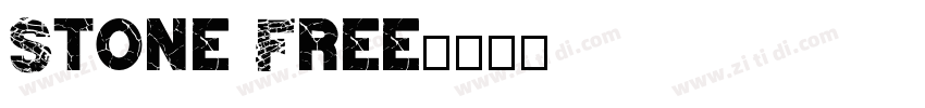 Stone Free字体转换